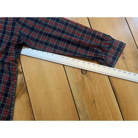 Craig Andrew Men's Button up plaid shirt. Long sleeve. Red/blue/green size large - Picture 6 of 7